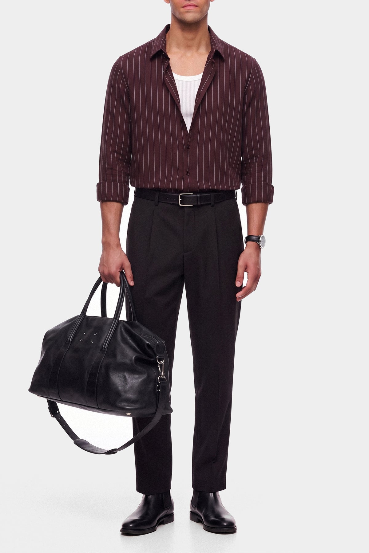 Pinstripe Linen Shirt