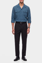 Double Pocket Linen Shirt