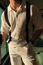 Crochet Knitted Button Down Shirt (KBD-04)