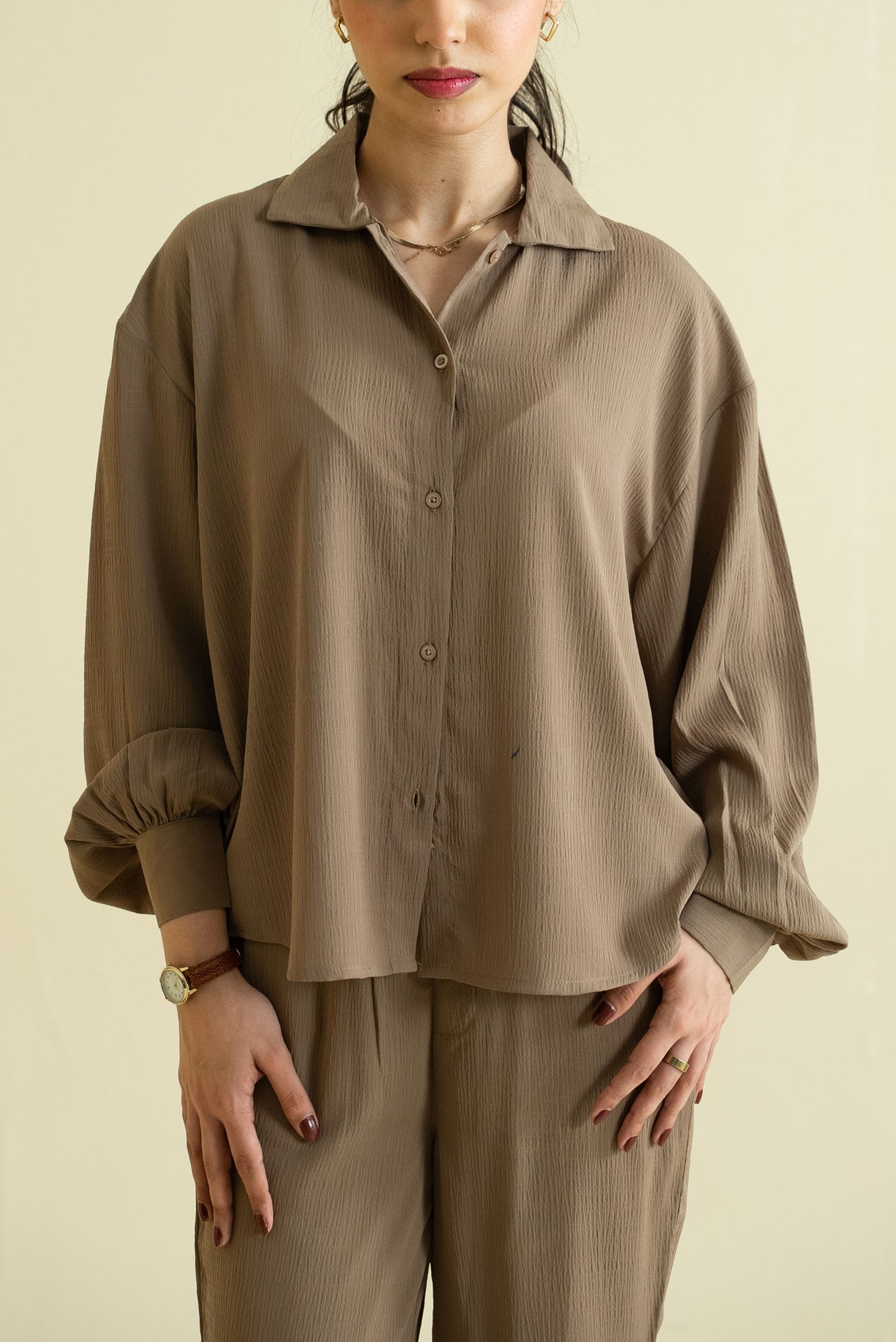 Textured Button Down Shirt (WCS-08)
