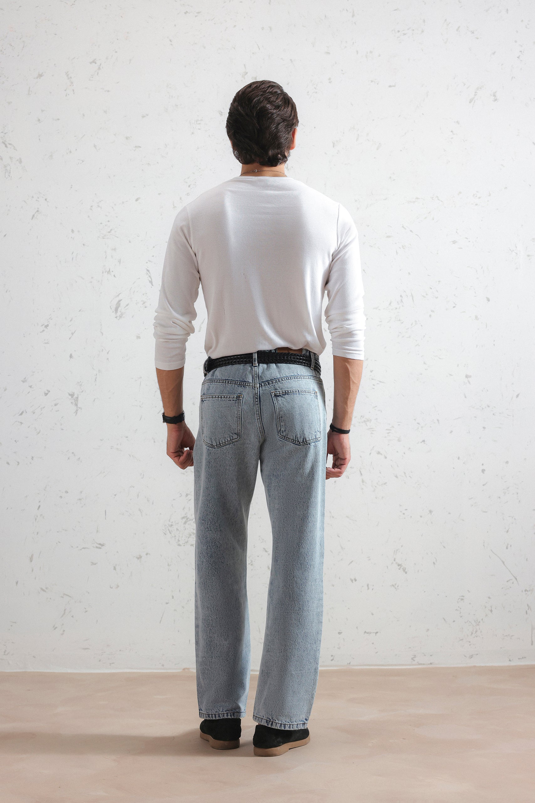 Long Sleeve Ribbed Henley Shirt
