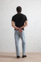Ribbed Henley Shirt