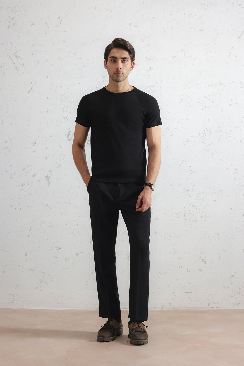 Regular Fit Ribbed T-Shirt