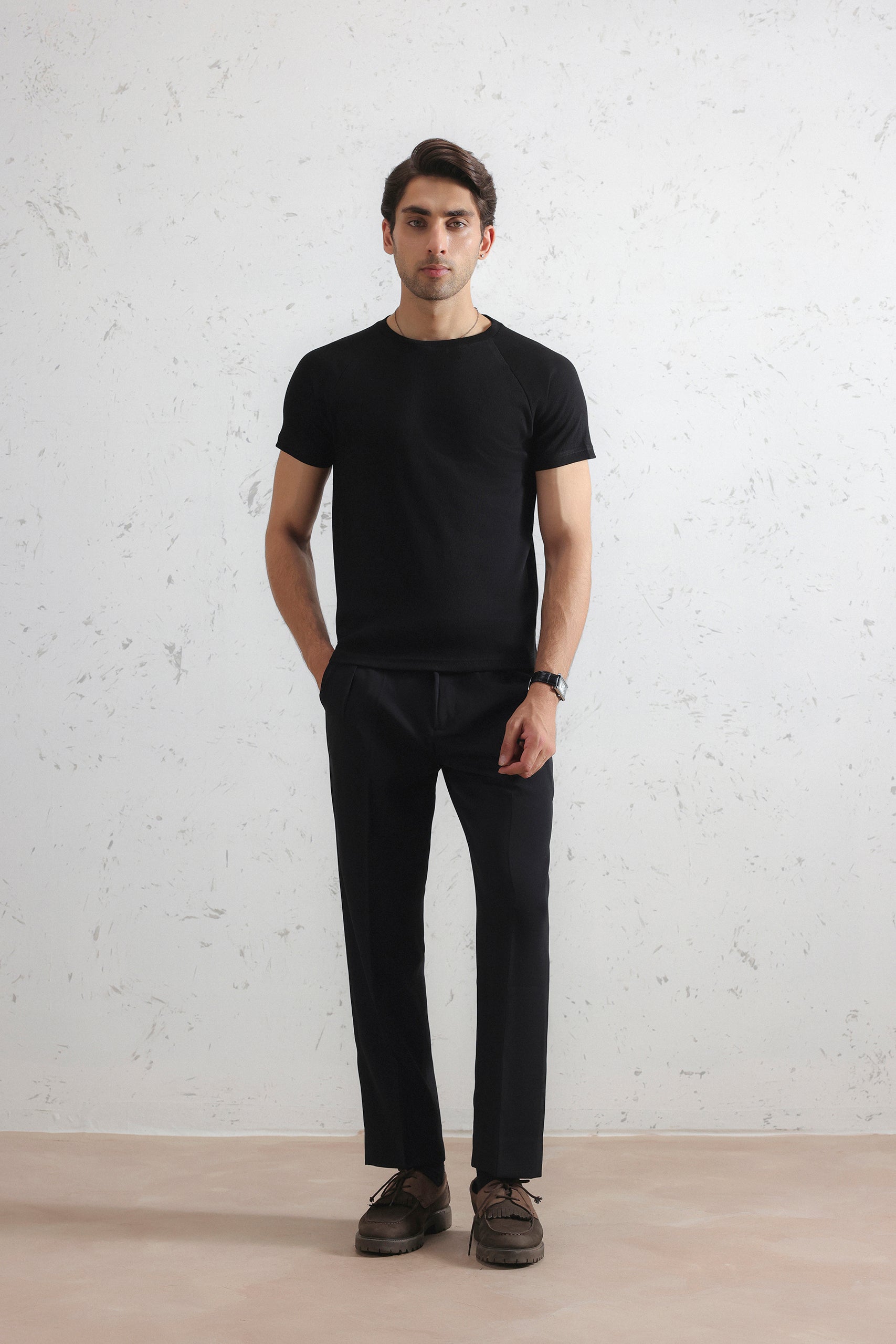 Regular Fit Ribbed T-Shirt