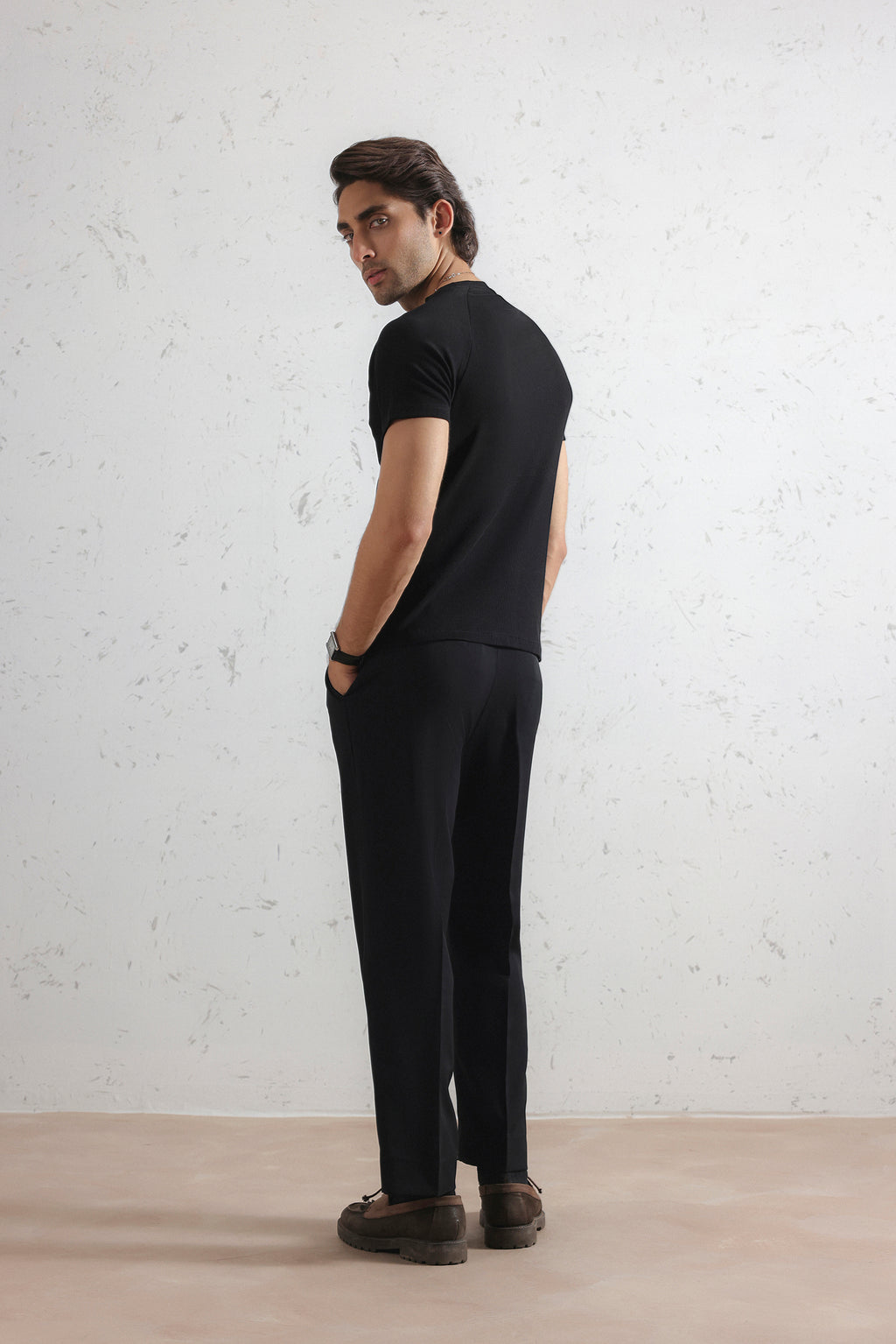 Regular Fit Ribbed T-Shirt