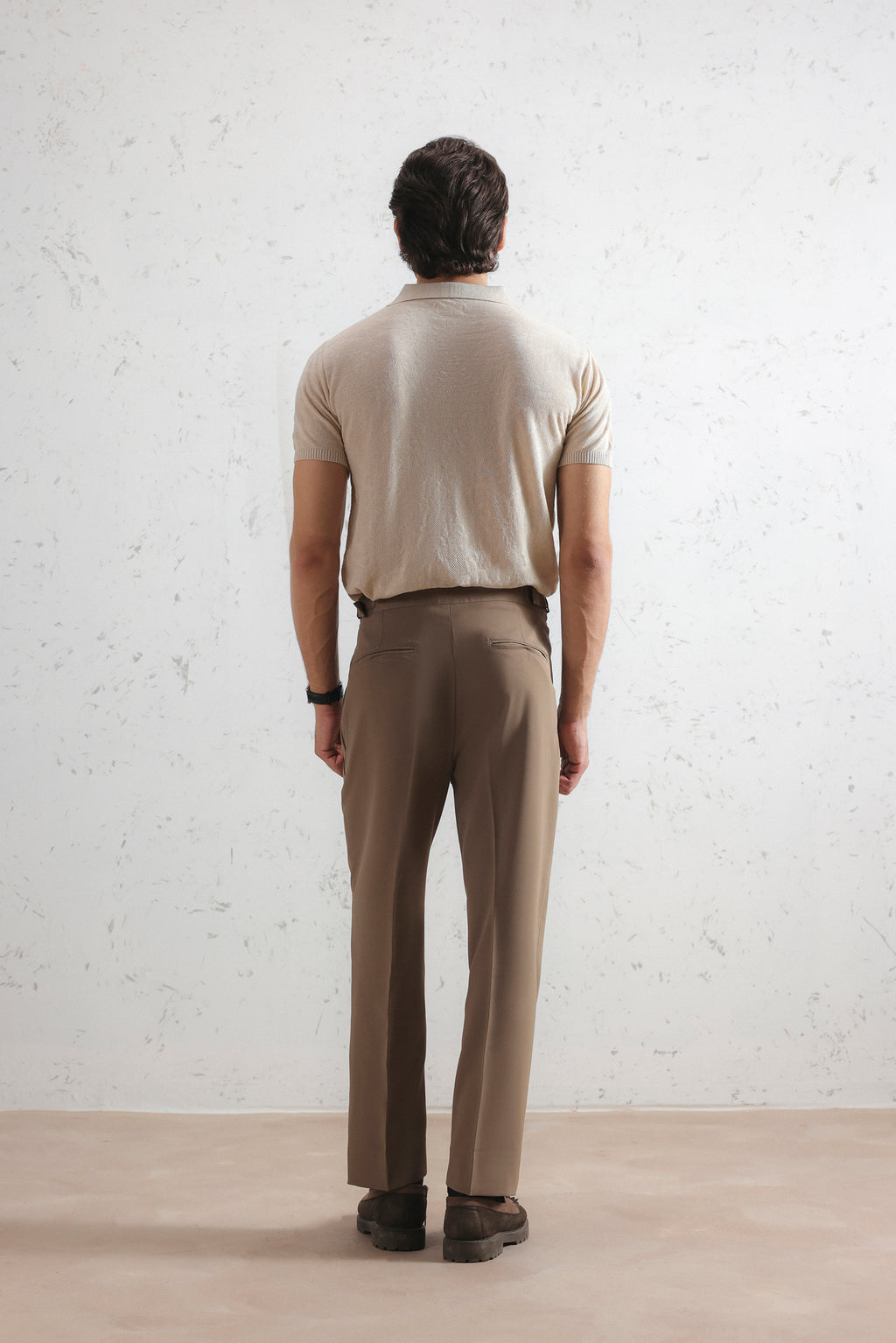 Jacquard Knit Polo Shirt