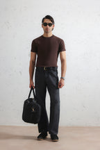 Regular Fit Ribbed T-Shirt