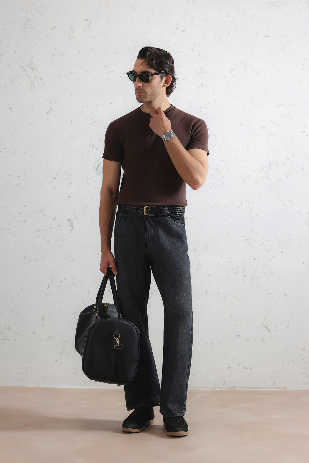 Regular Fit Ribbed T-Shirt