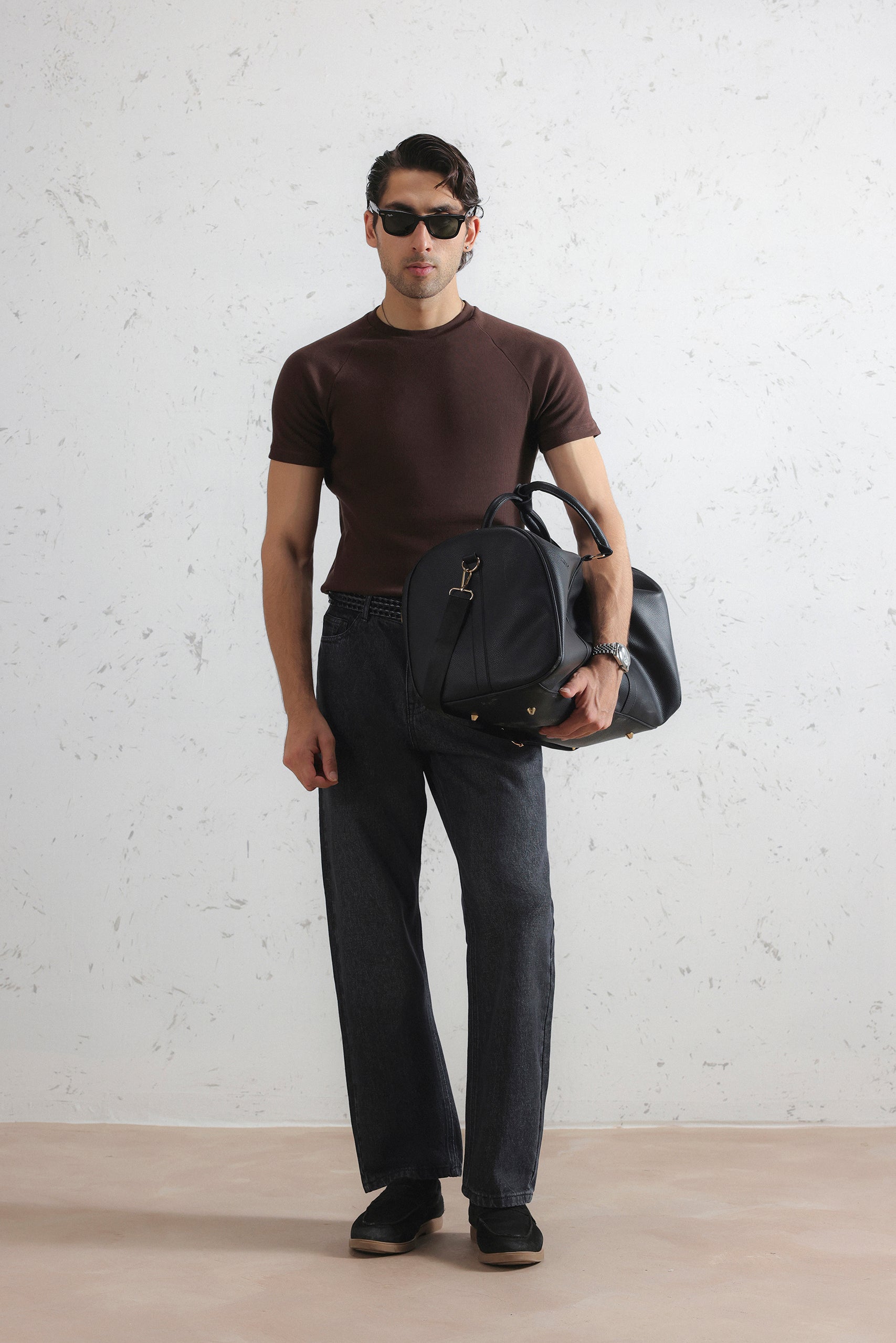 Regular Fit Ribbed T-Shirt