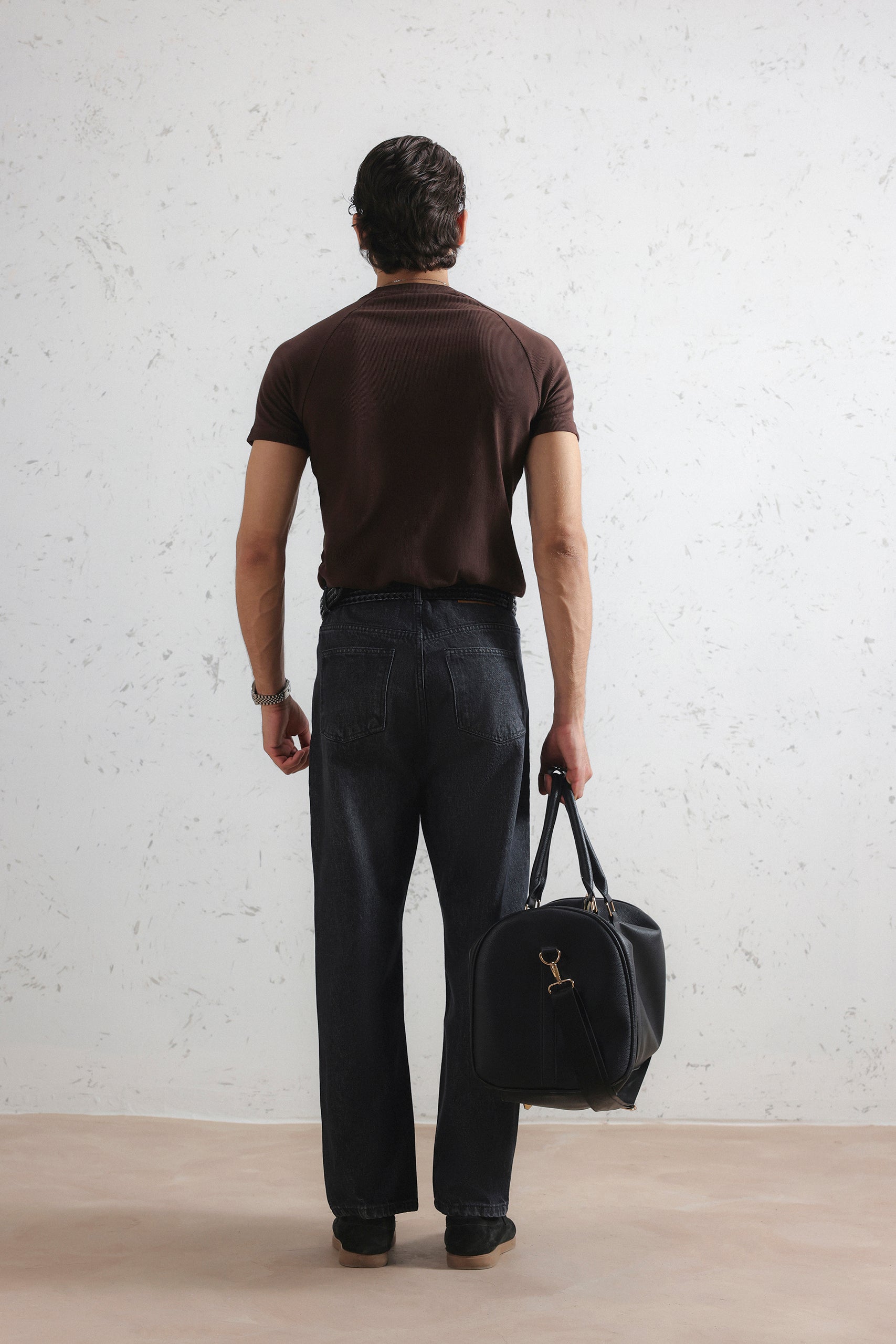 Regular Fit Ribbed T-Shirt