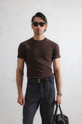 Regular Fit Ribbed T-Shirt