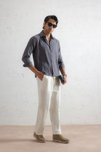 Pinstripe Linen Shirt (MCS-22)