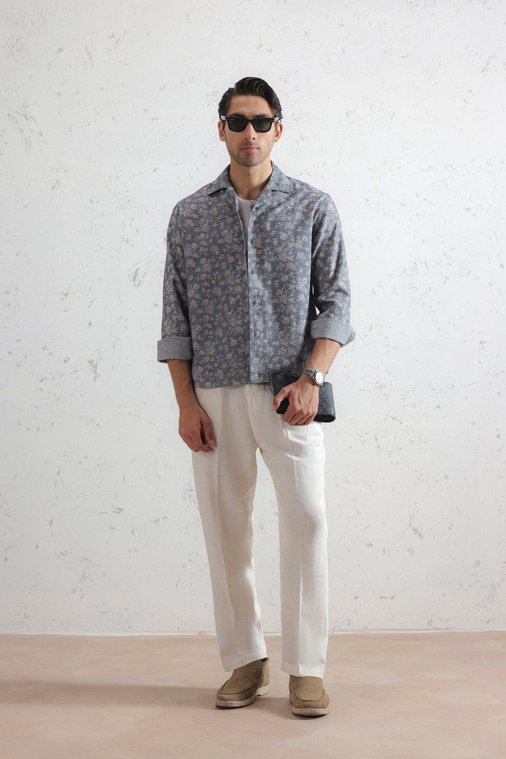 Printed Resort Cuban Shirt