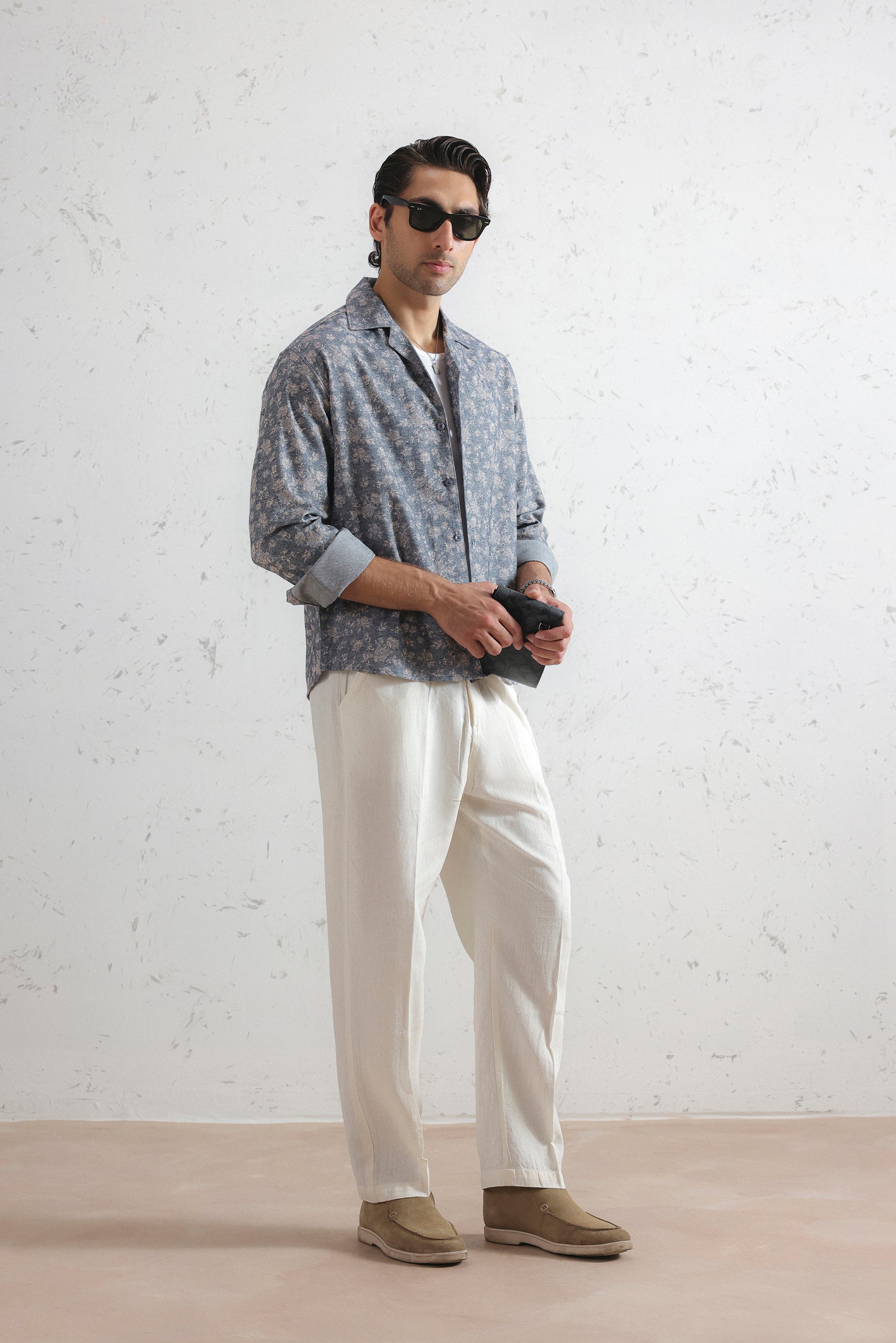 Printed Resort Cuban Shirt