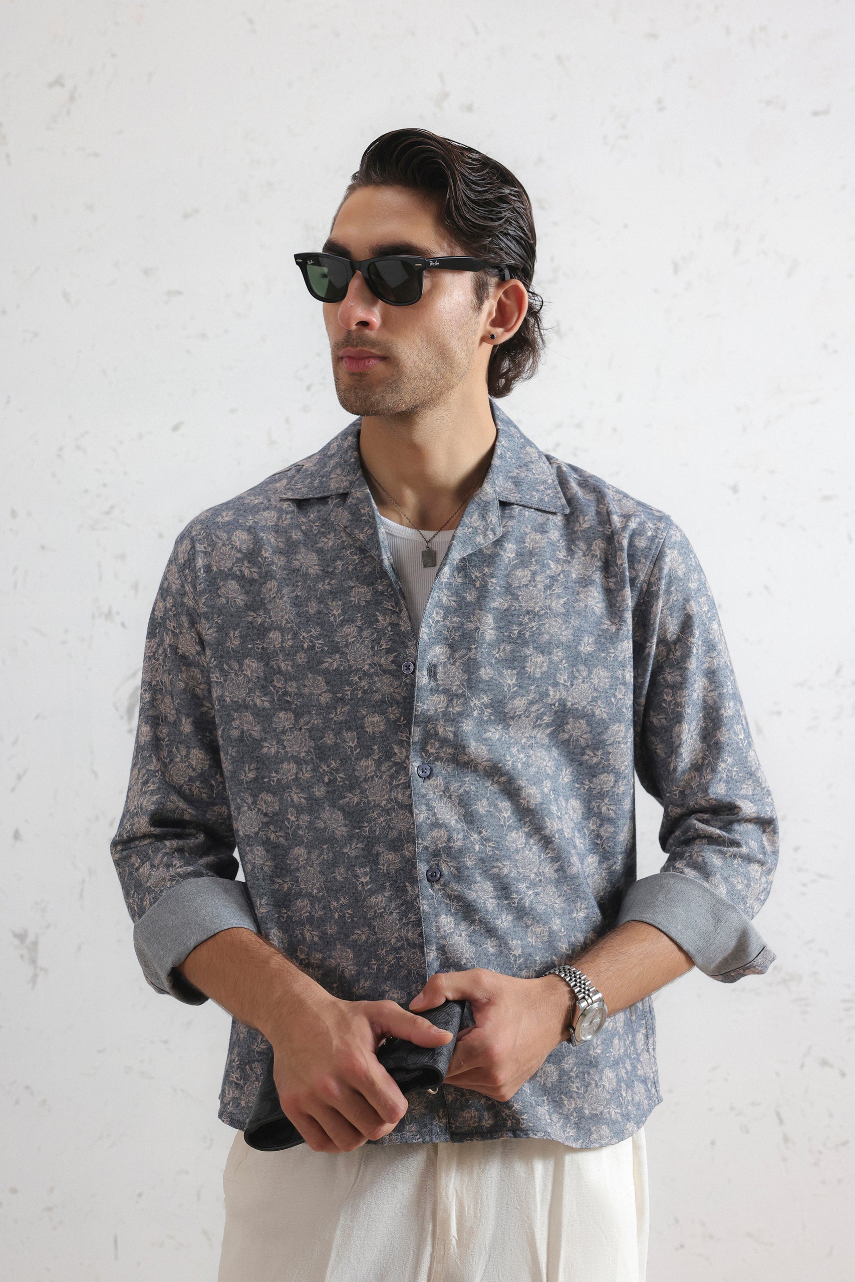 Printed Resort Cuban Shirt