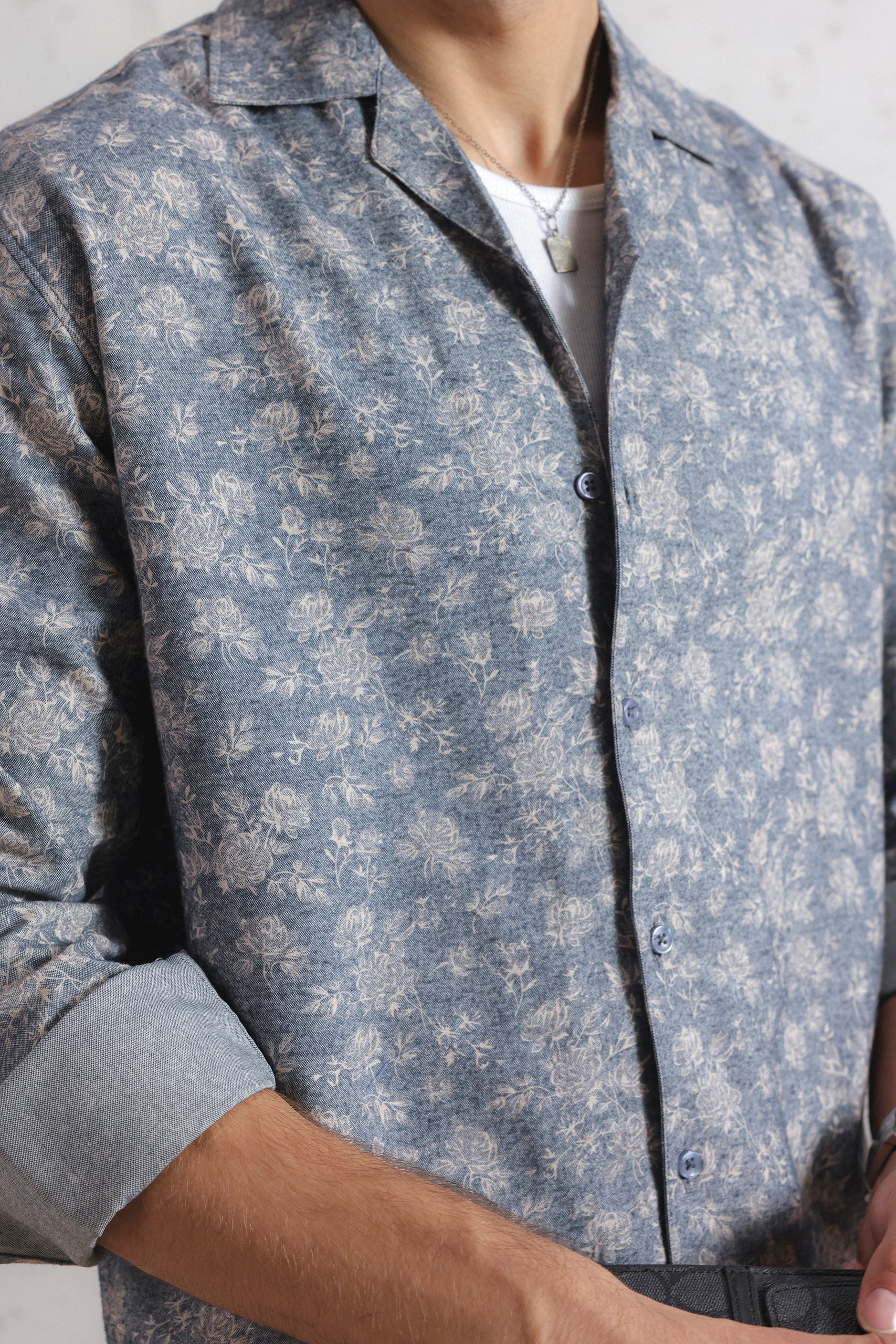 Printed Resort Cuban Shirt