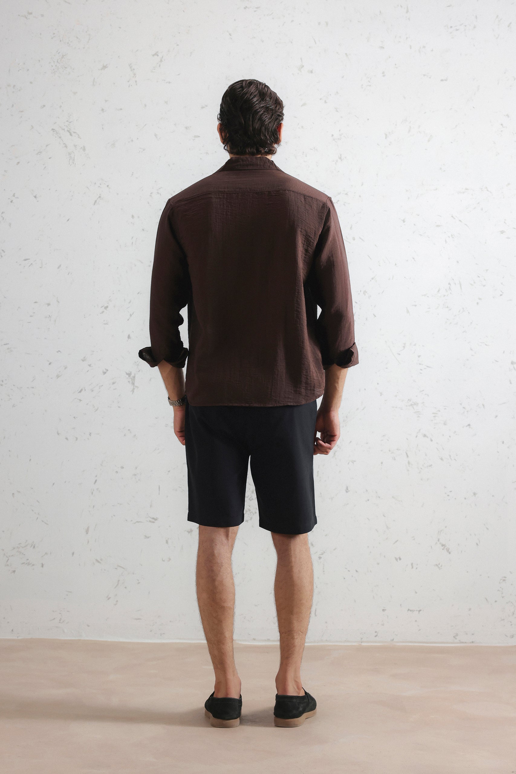 Tailored Linen Shorts