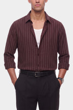 Pinstripe Linen Shirt