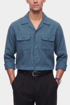 Double Pocket Linen Shirt