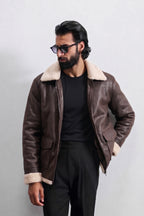 Vanguard Leather Aviator Jacket