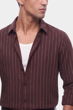 Pinstripe Linen Shirt