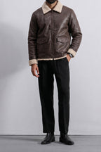 Vanguard Leather Aviator Jacket