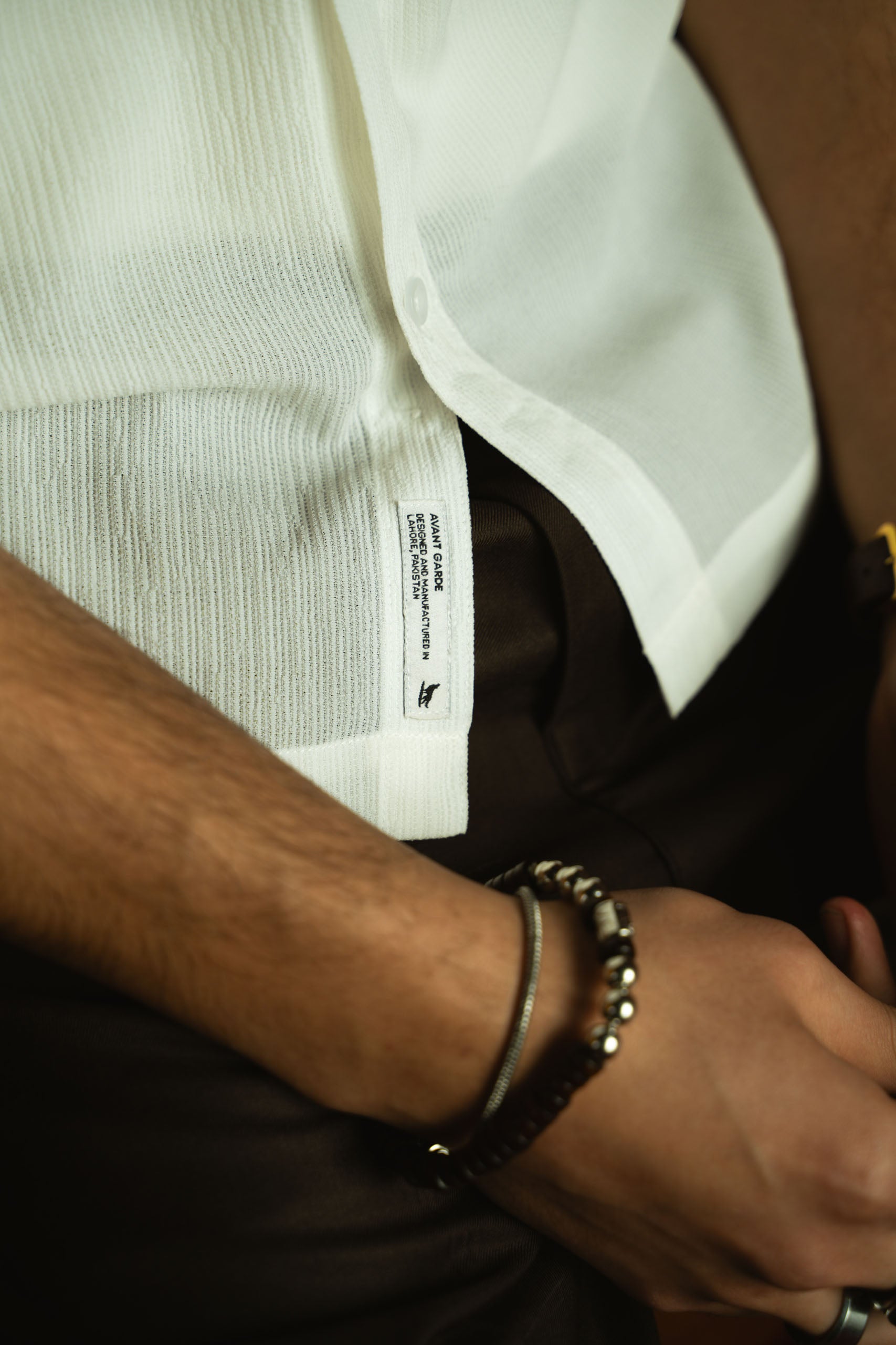 Textured Button Down Shirt - Half Sleeve (MCS-06)