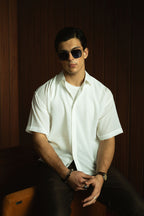 Textured Button Down Shirt - Half Sleeve (MCS-06)