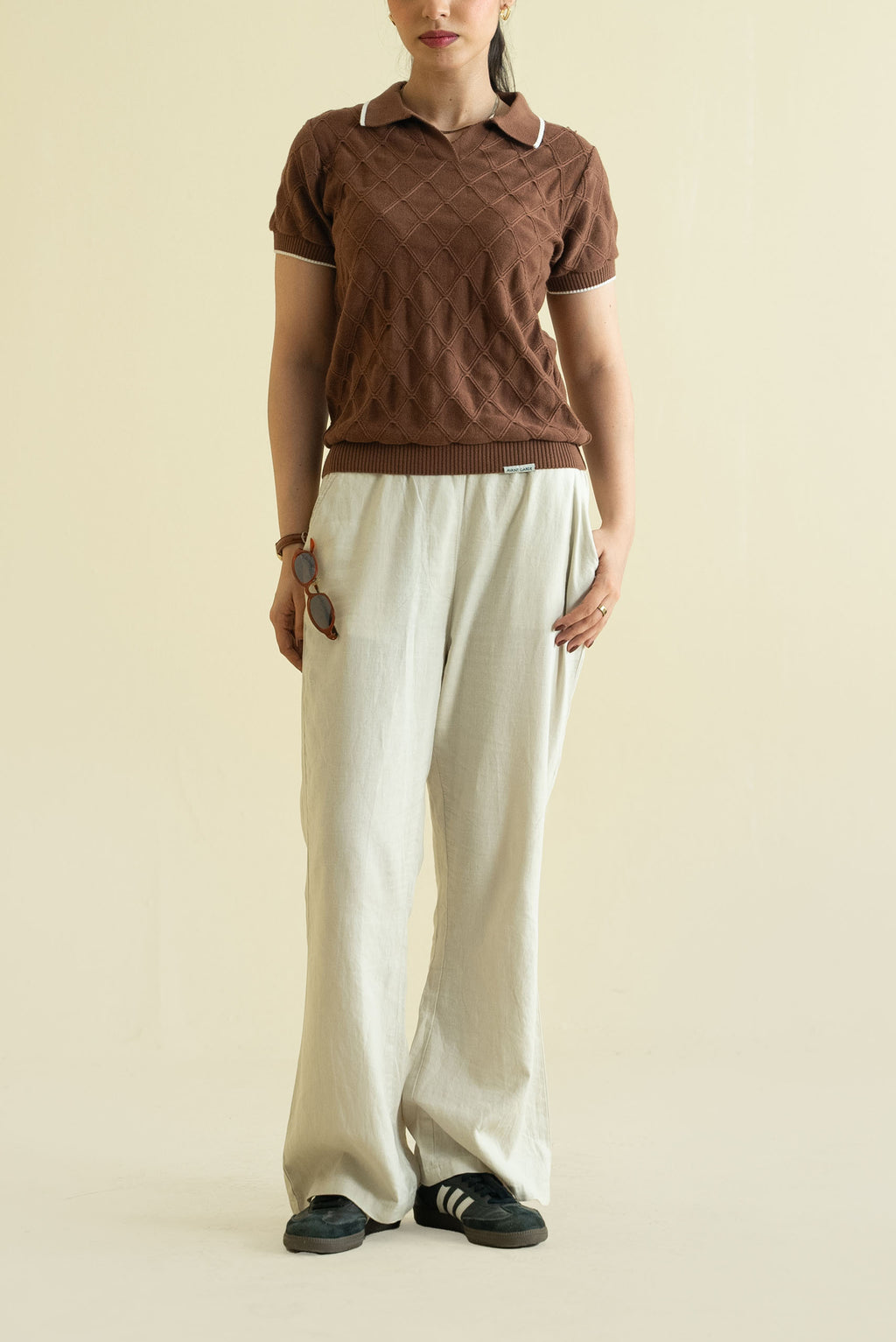 Textured Knitted Polo Shirt (WKP-04)