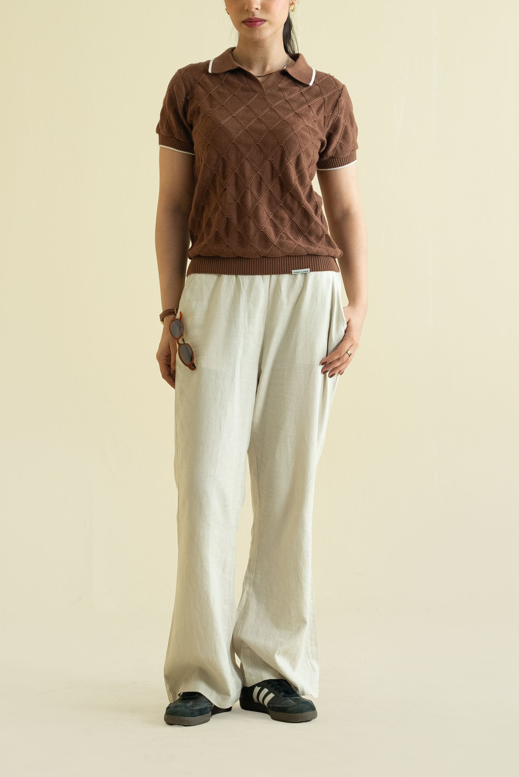 Textured Knitted Polo Shirt (WKP-04)