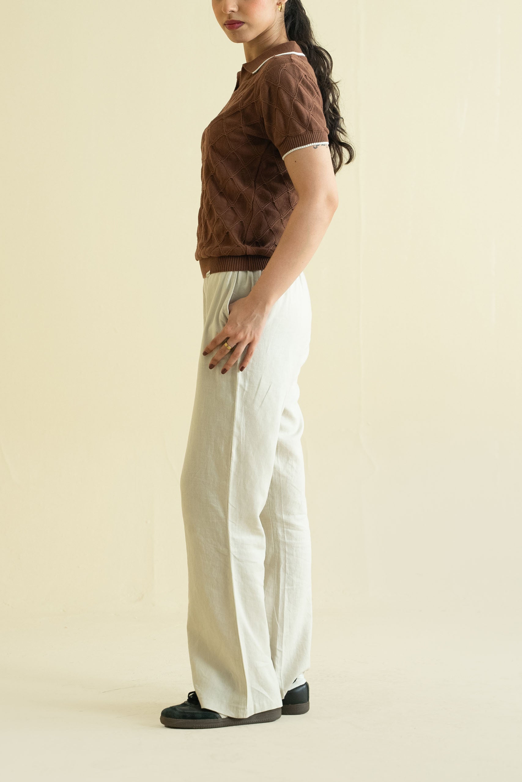 Textured Knitted Polo Shirt (WKP-04)