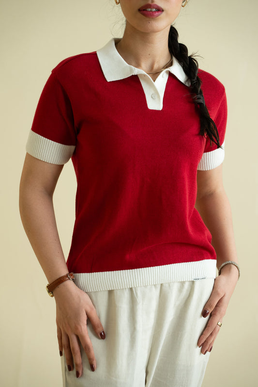 Fine Knit Polo Shirt (WKP-01)