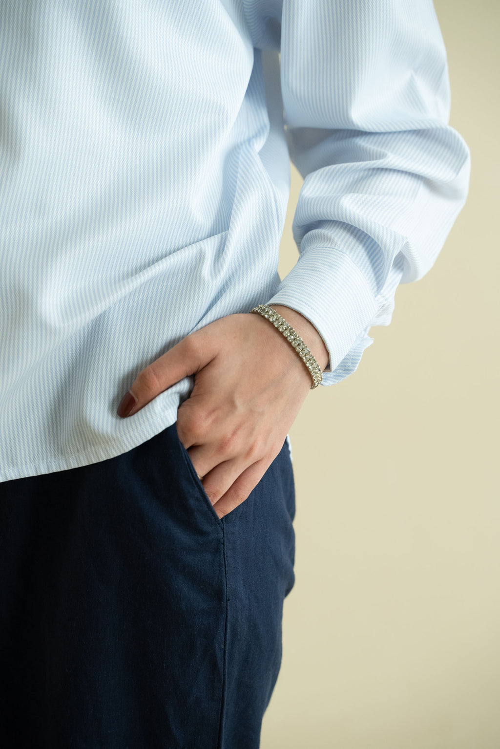 Striped Button Down Shirt (WCS-03)
