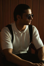 Crochet Knitted Button Down Shirt (KBD-04)
