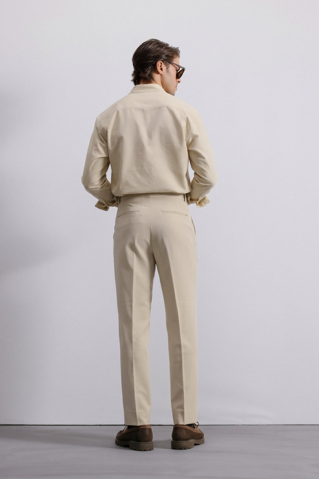 Mandarin Linen Shirt