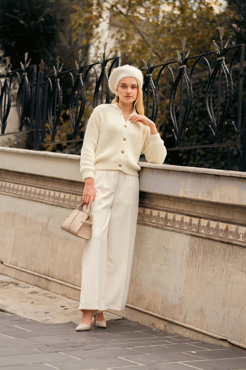 Cream Sweater for Women