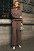 Ribbed Knit Straight Trouser (WKT-01)