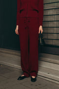 Waffle Knit Straight Trouser (WKT-04)