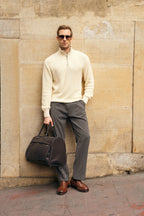 Quarter Zip Knit Sweater (MKZ-02)