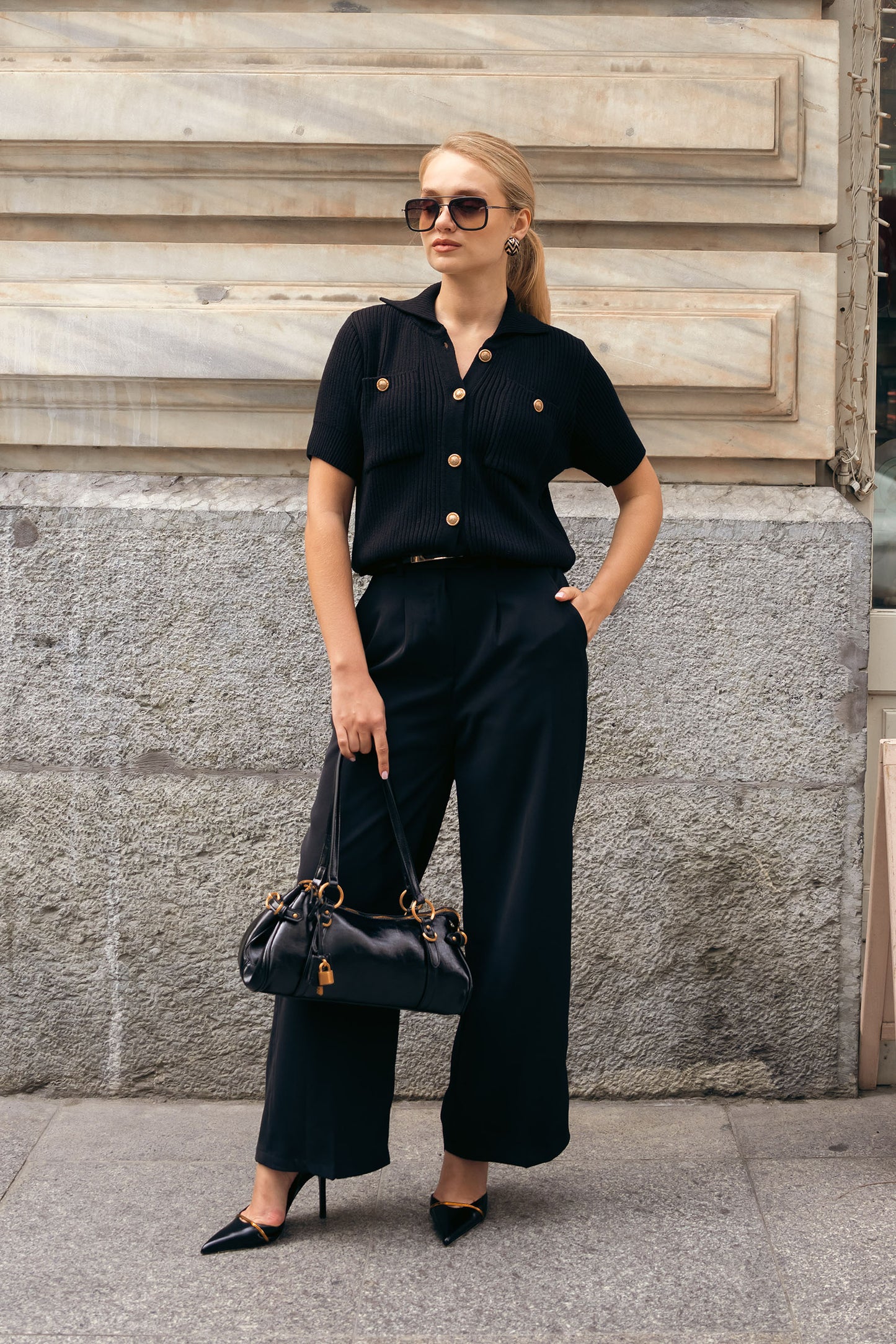 Ribbed Knit Cardigan (WKB-04)