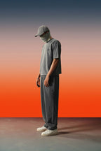 Acid Washed Relaxed Fit Trouser