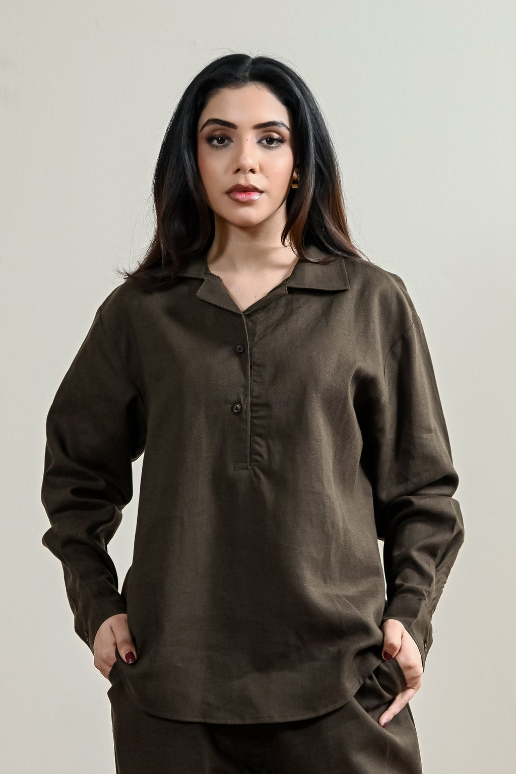 Aurora Textured Linen Shirt (WCS-05)