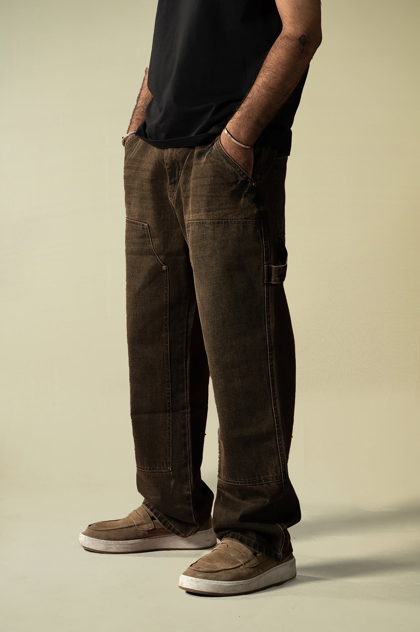 Vintage Brown Carpenter Jeans – Straight Fit