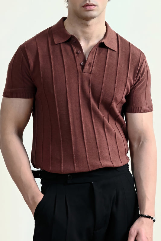 Pintex Knit Polo Shirt (MKP-03)