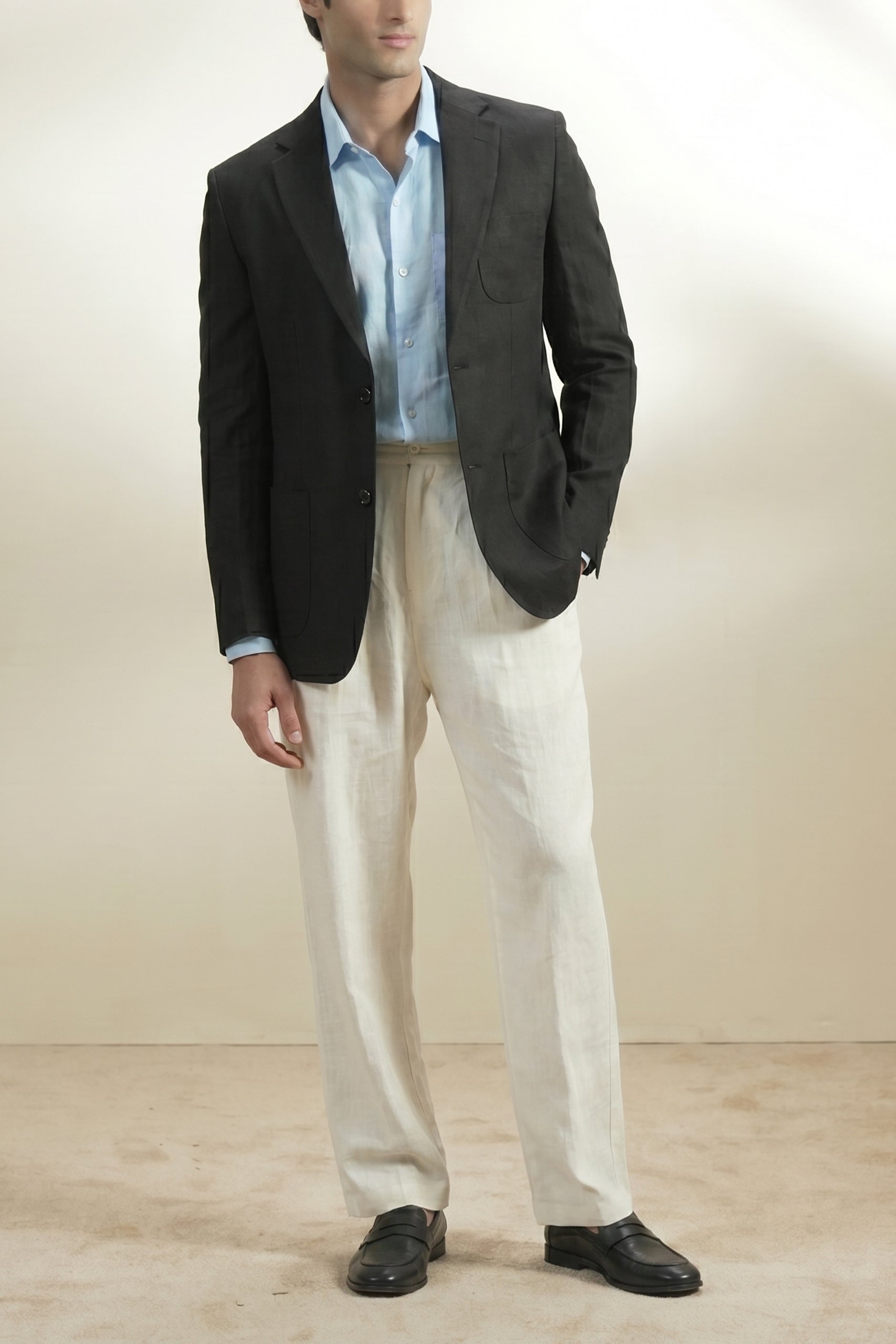 Tailored Linen Blazer (MLB-02)