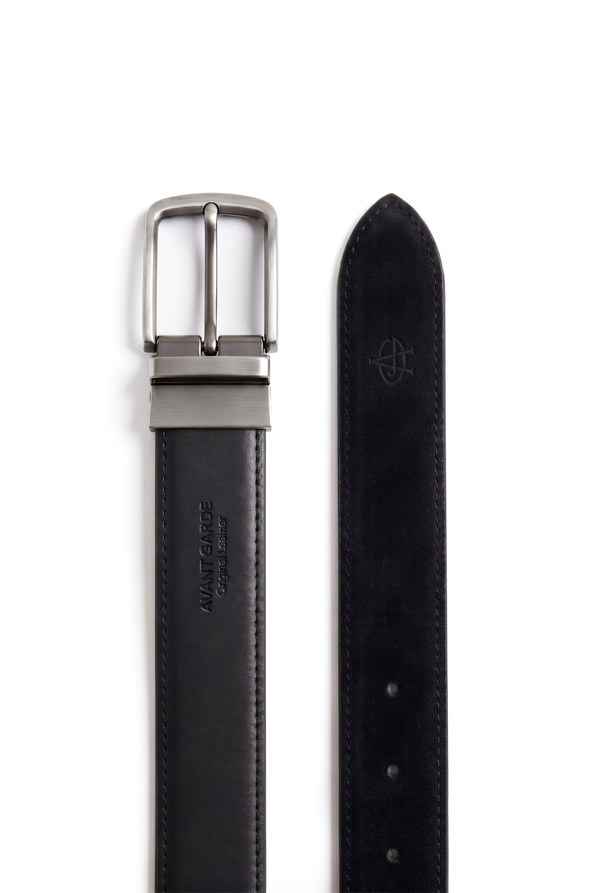 Double-Sided Suede Leather Belt