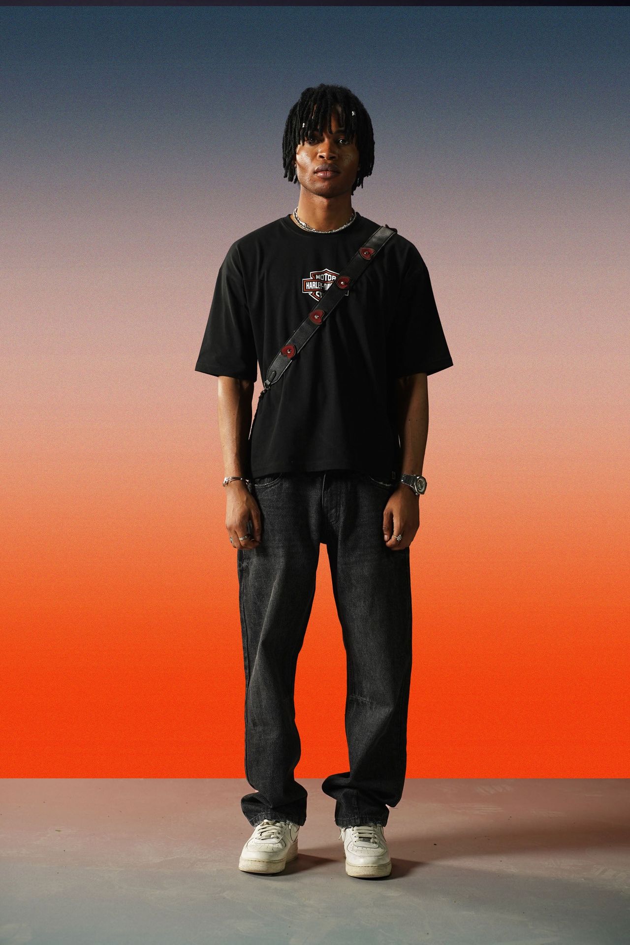Black Denim Jeans – Straight Fit