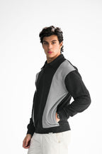 Black & Grey Polo Sweater