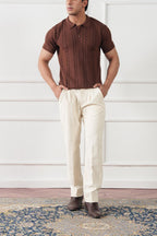 Cable Knit Polo Shirt (MKP-01)