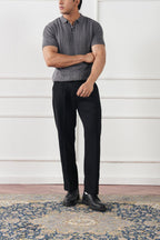 Cable Knit Polo Shirt (MKP-02)